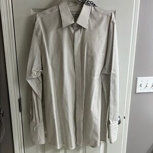 Joseph Abboud Black and White Dress Shirt